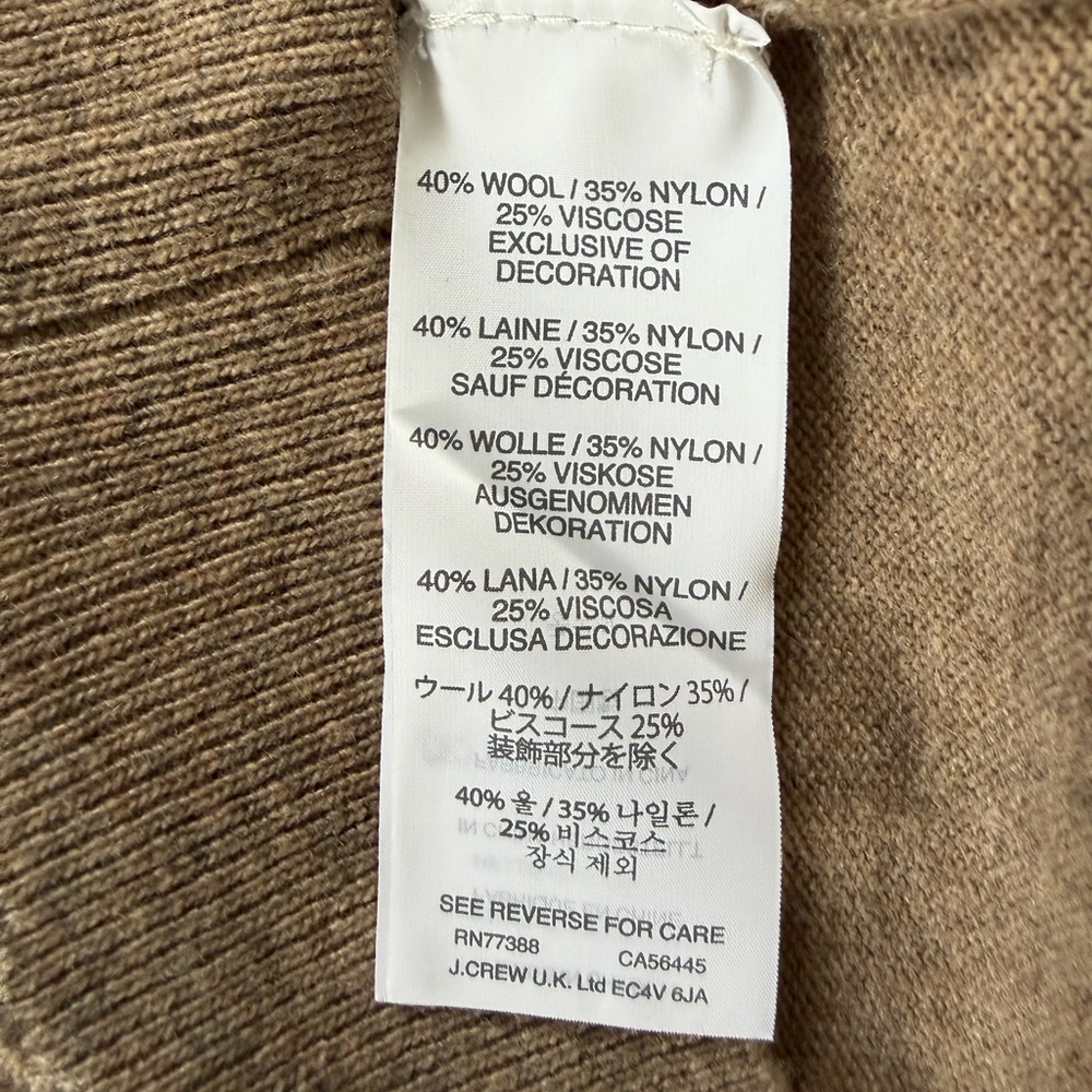 J. Crew Color-Block Lace Panel Sweater - Picture 8 of 8
